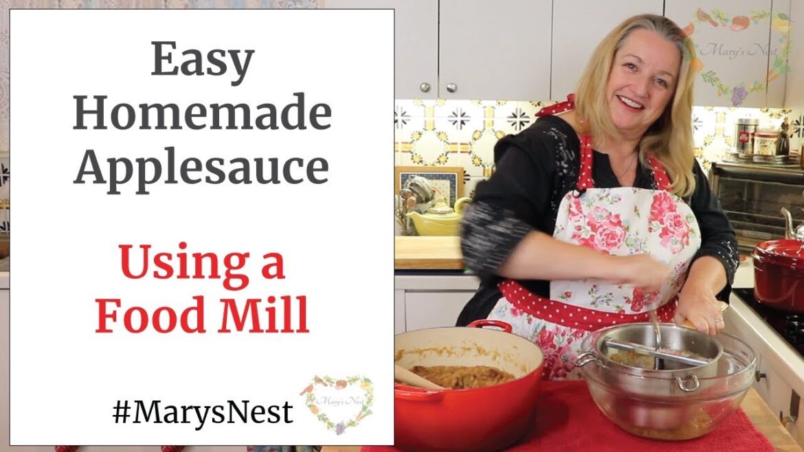 How to Make Homemade Applesauce Using a Food Mill How to Make Homemade Applesauce Using a Food Mill