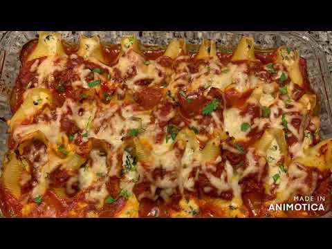 Spinach Stuffed Pasta Shells Spinach Stuffed Pasta Shells