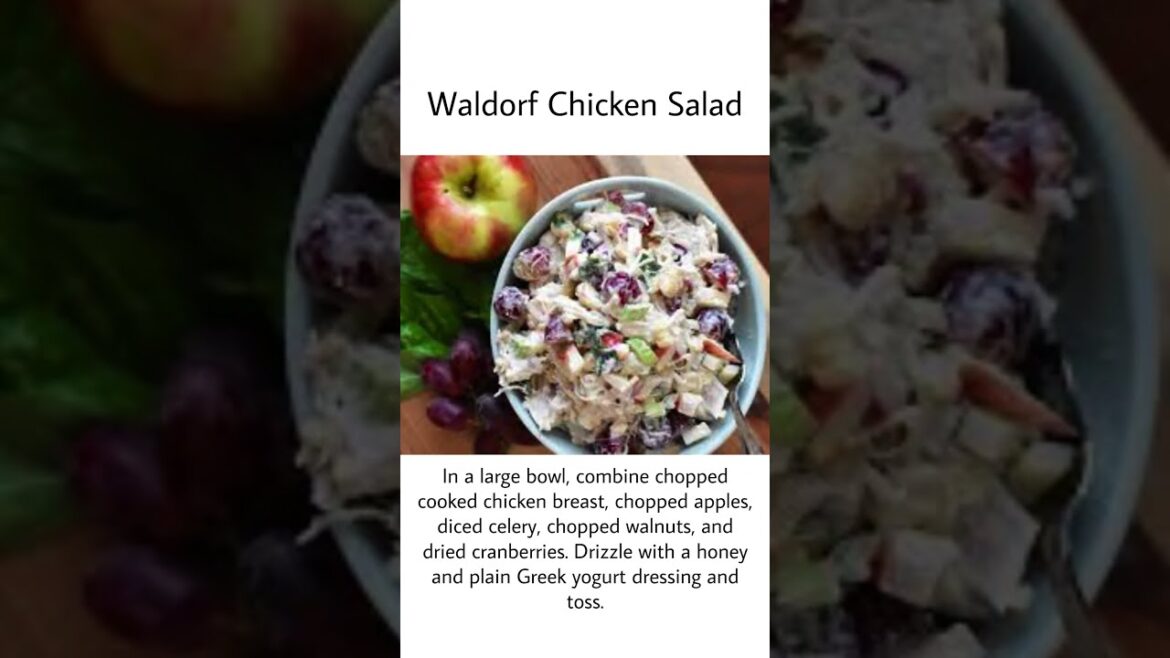 Waldorf Chicken Salad Recipe: A Classic Salad with a Twist Waldorf Chicken Salad Recipe: A Classic Salad with a Twist