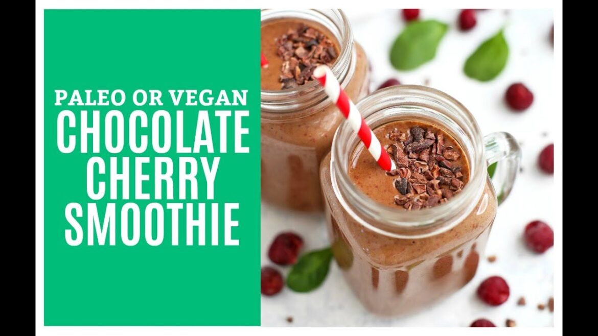 Chocolate Cherry Smoothie (Paleo or Vegan) Chocolate Cherry Smoothie (Paleo or Vegan)