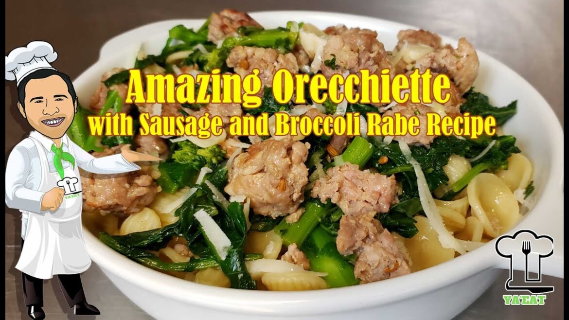 Amazing Orecchiette with Sausage and Broccoli Rabe Recipe – Ya’Eat Pasta | E-40 Amazing Orecchiette with Sausage and Broccoli Rabe Recipe - Ya'Eat Pasta | E-40