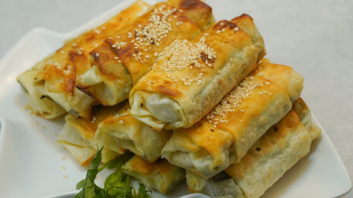 Chicken & Spinach Borek , Easy Turkish Cheese Borek Recipe Without Oven