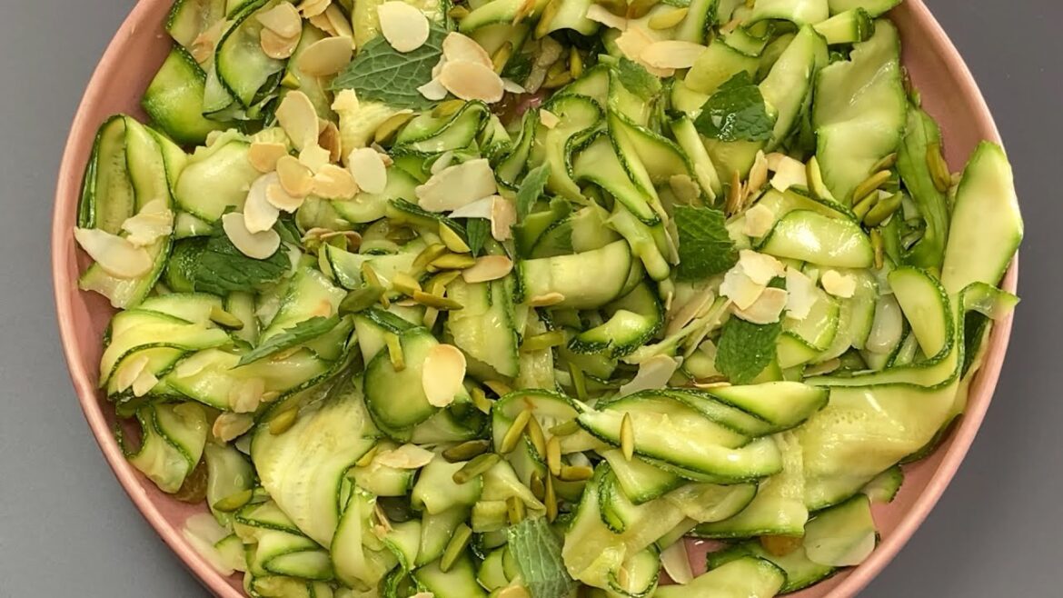 Courgette ribbon salad Courgette ribbon salad