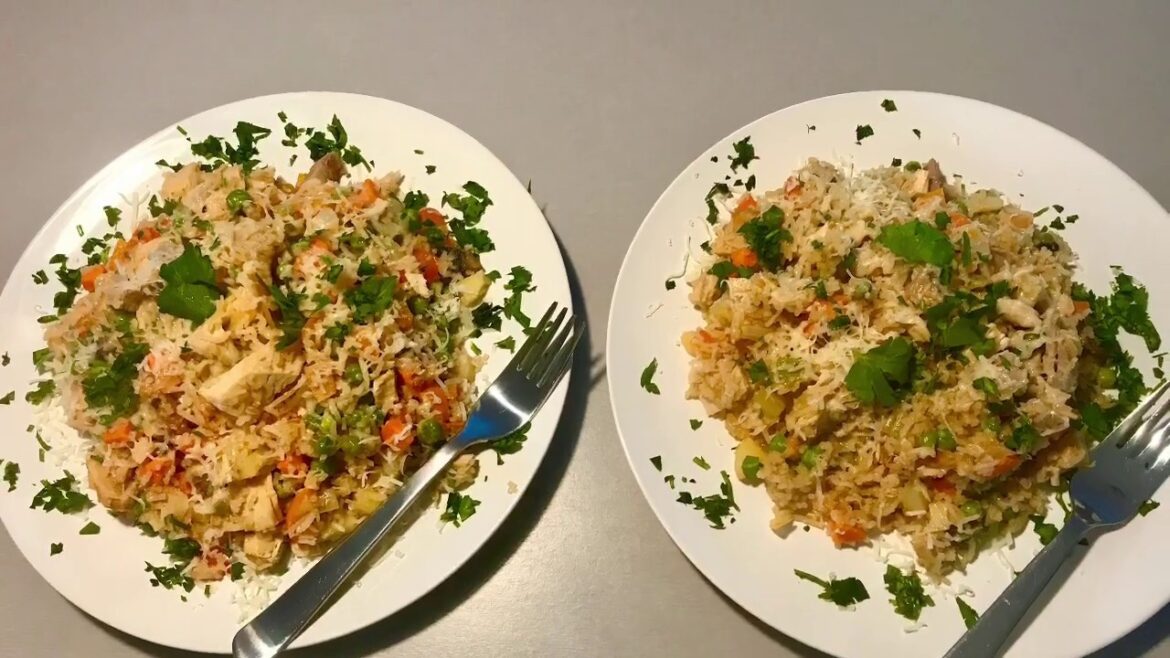 Kruti rizoto - Leftover turkey risotto