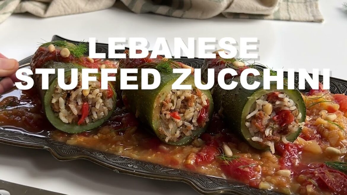 Lebanese Stuffed Zucchini