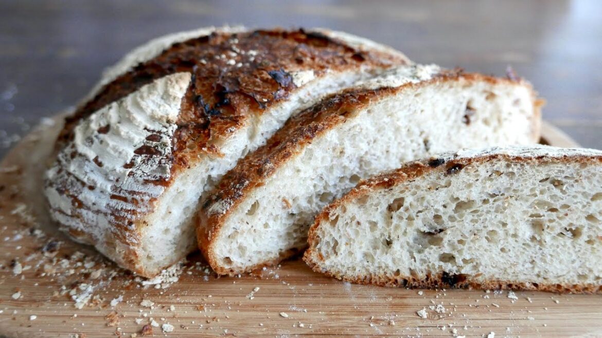 French Country Bread | Over Night | Homemade Pain de Campagne Recipe | wa's Kitchen