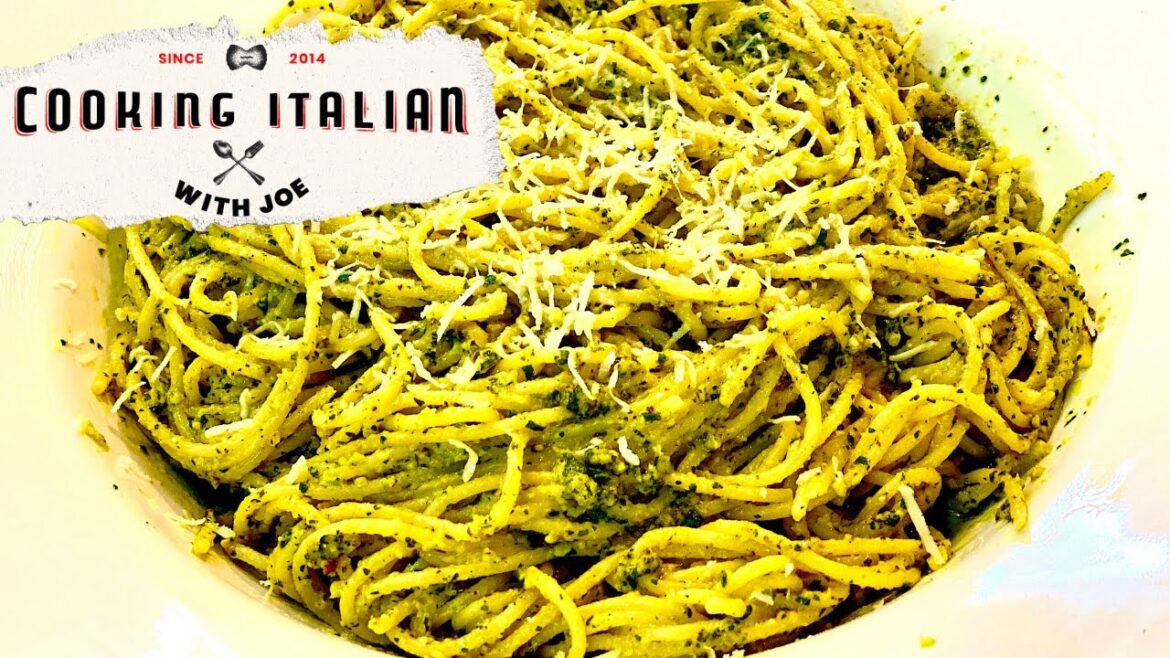 Spaghetti with Walnut Pesto from Sardinia | Cooking Italian with Joe Spaghetti with Walnut Pesto from Sardinia | Cooking Italian with Joe
