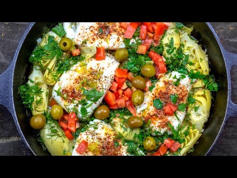 Mediterranean Lemon Garlic Haddock with Artichokes Mediterranean Lemon Garlic Haddock with Artichokes