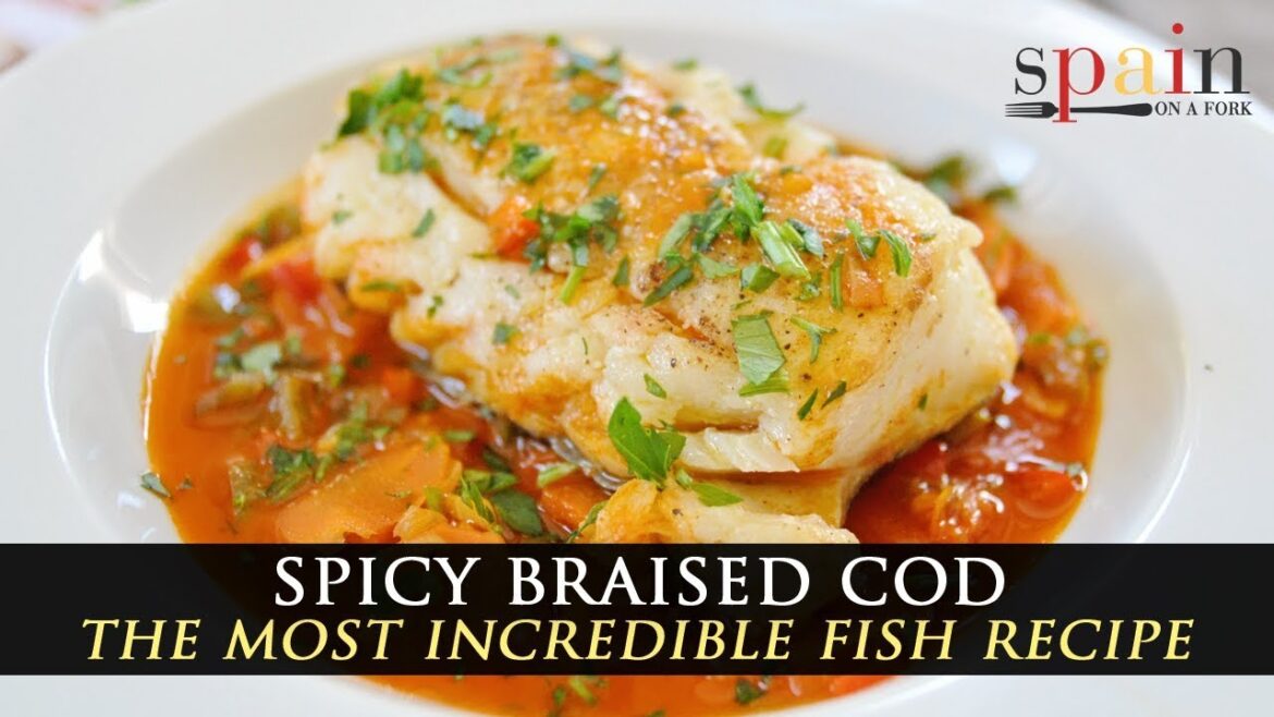Spicy Braised Spanish Cod with Vegetables Spicy Braised Spanish Cod with Vegetables