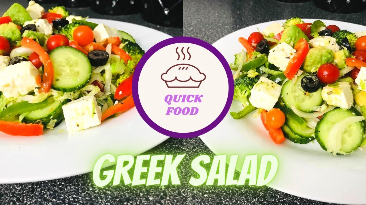 Healthy Greek Salad Recipe Quick Food Official Greek Salad Dressing