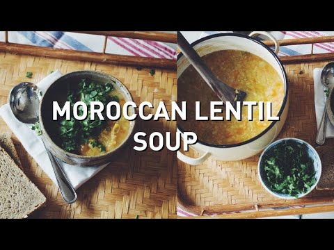 MOROCCAN LENTIL SOUP // VEGAN + GF  + OIL FREE MOROCCAN LENTIL SOUP // VEGAN + GF  + OIL FREE