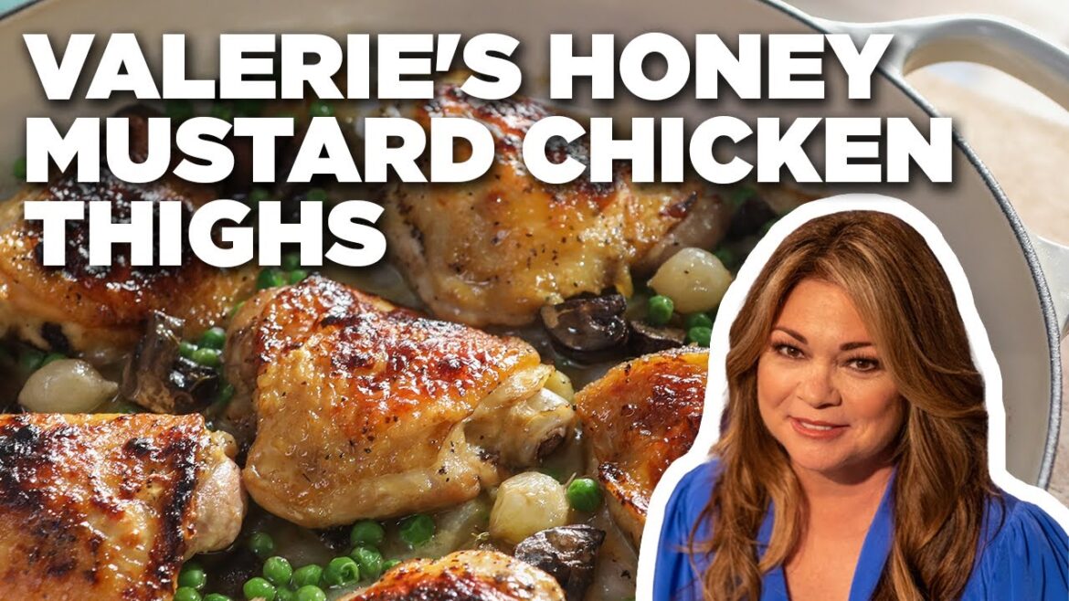 Valerie Bertinelli's One-Pan Honey Mustard Chicken Thighs | Valerie's Home Cooking | Food Network