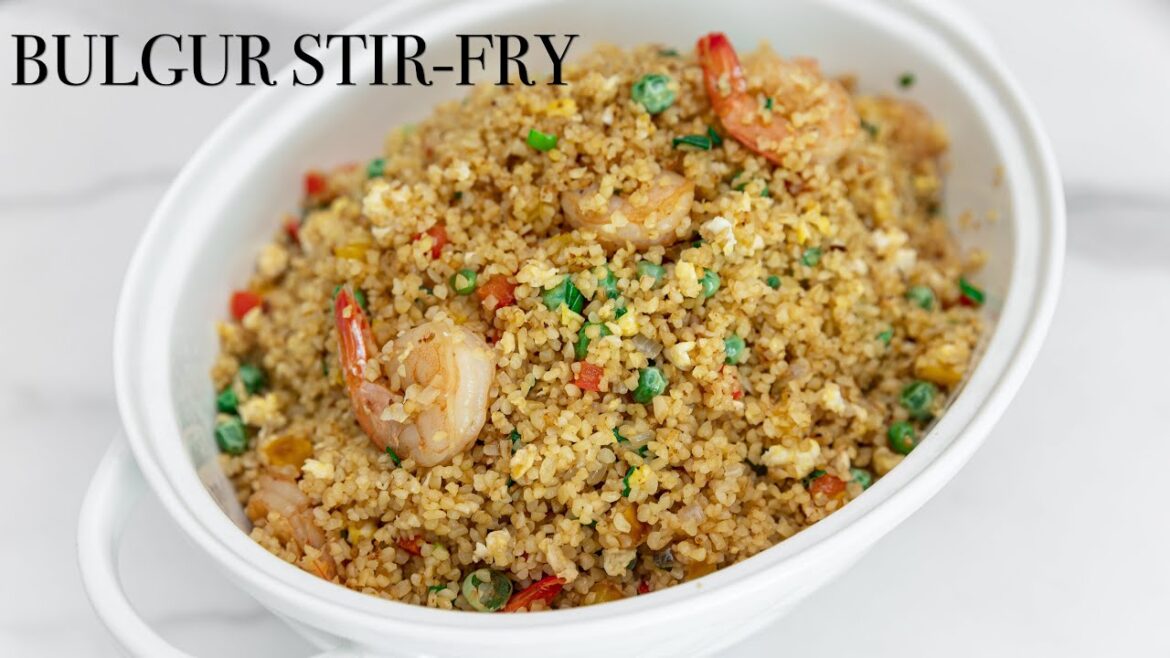 Delicious bulgur wheat recipe, super healthy and super delicious.