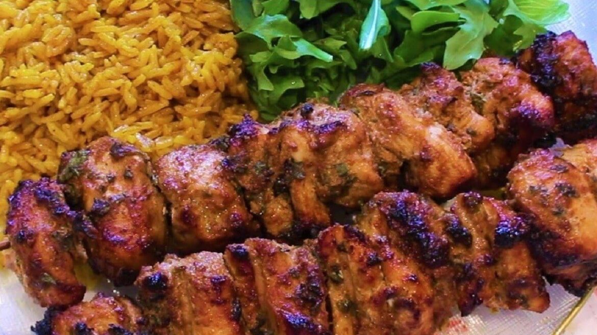 Moroccan Style Harissa Chicken Kebabs [ Simple Recipe