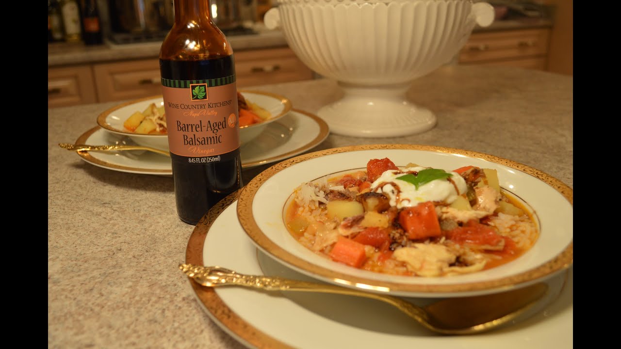 How to Cook Moroccan Chickpea Soup with Shredded Duck & Balsamic