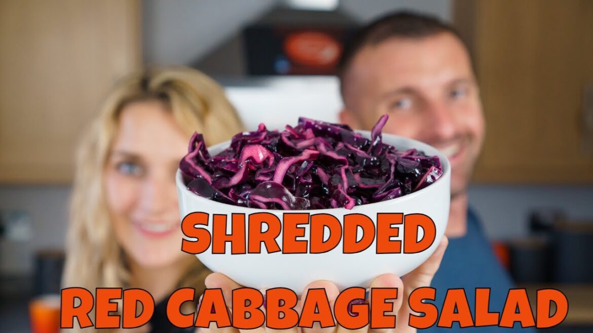 Shredded Red Cabbage - Kebab Salad Recipe