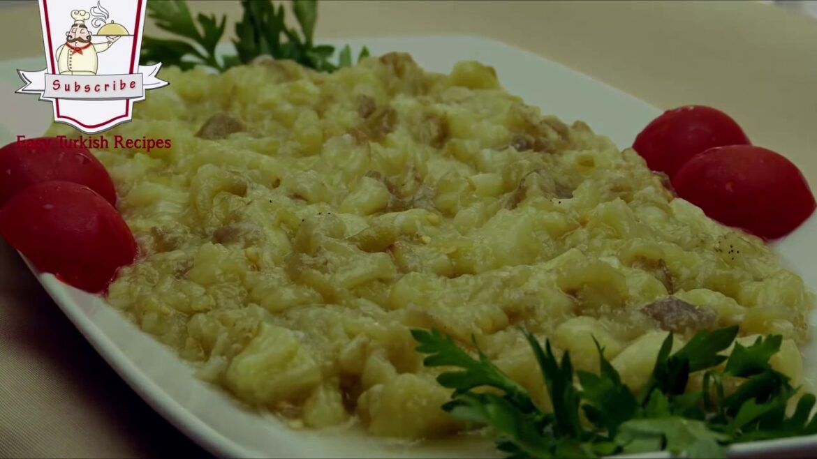 Eggplant Salad Recipe - Turkish Recipe for Baba Ganoush