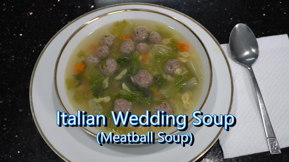 Italian Grandma Makes Italian Wedding Soup (Meatball Soup)
