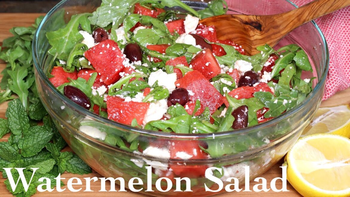Watermelon Salad with Feta and Mint Watermelon Salad with Feta and Mint