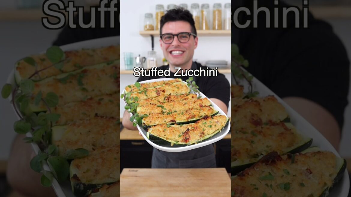 Stuffed Zucchini (vegan or vegetarian) Stuffed Zucchini (vegan or vegetarian)