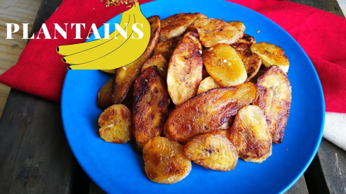 PAN FRIED PLANTAINS | How to cook Plantains | Easy Plantain Recipe