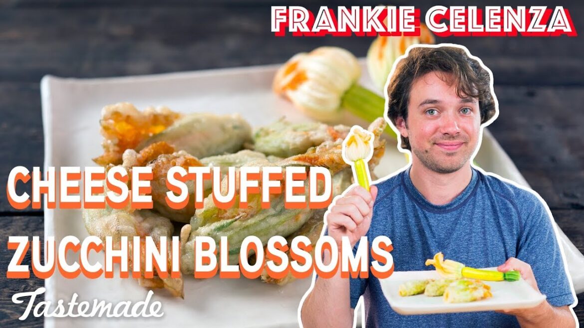 Cheese Stuffed Zucchini Blossoms I Frankie Celenza