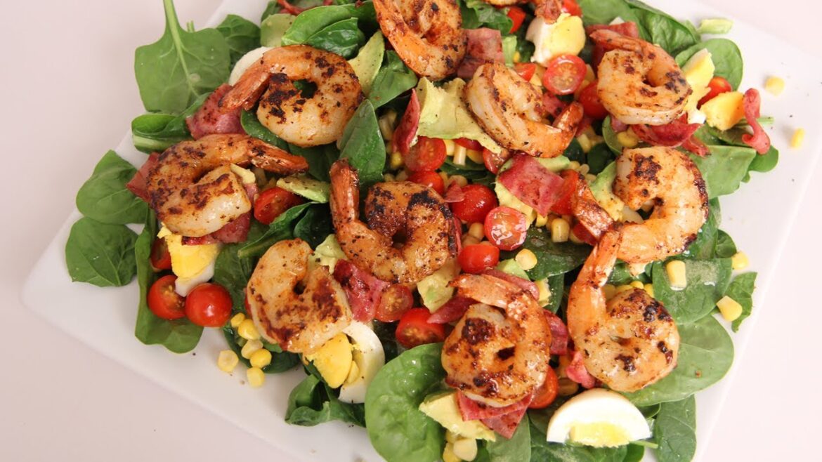 Shrimp Cobb Salad Recipe - Laura Vitale - Laura in the Kitchen Episode 399