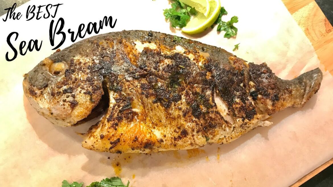 Simple and Delicious: Shallow-Fried Whole Sea bream Recipe for Dinner ||  Pan Fried Sea bream Recipe