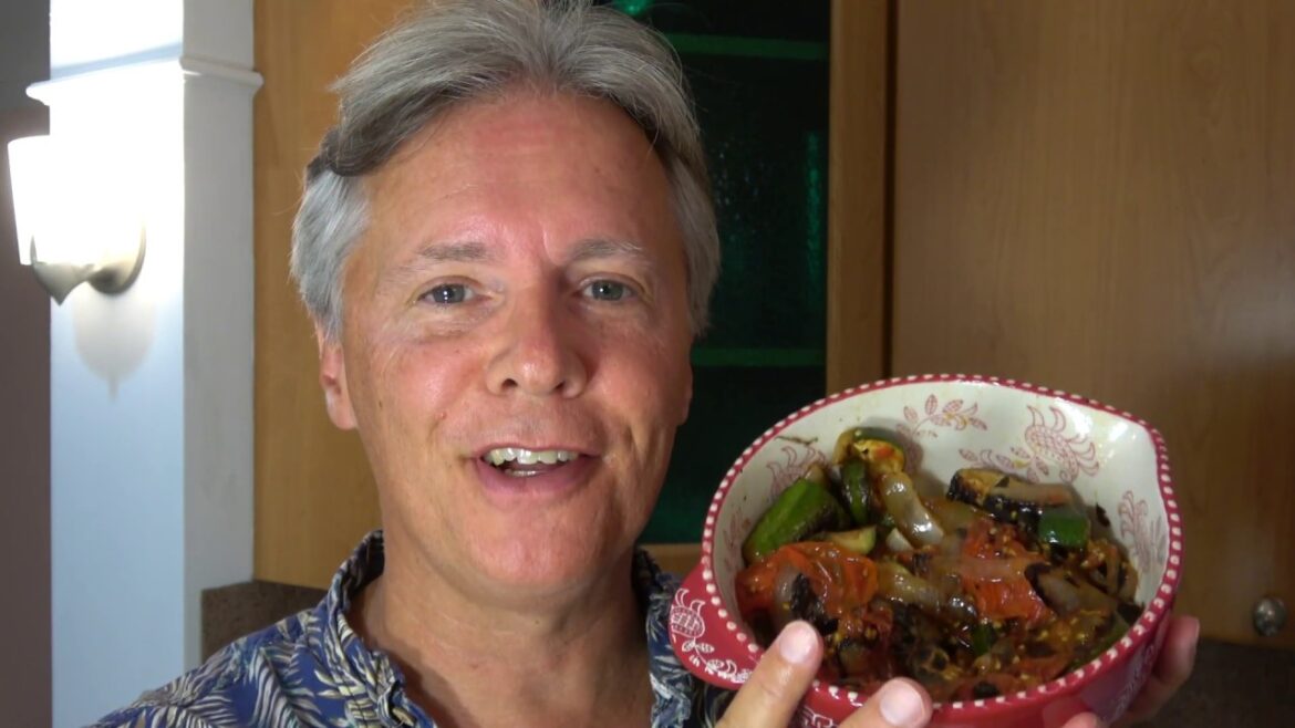 Grilled Zucchini, Tomato and Onion -- StepByStepChef.com