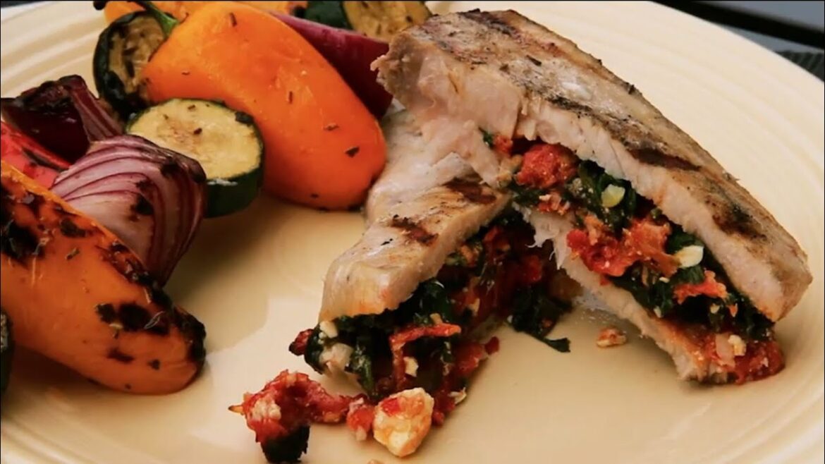 How to Make Mediterranean Stuffed Swordfish | Fish Recipes | Allrecipes.com