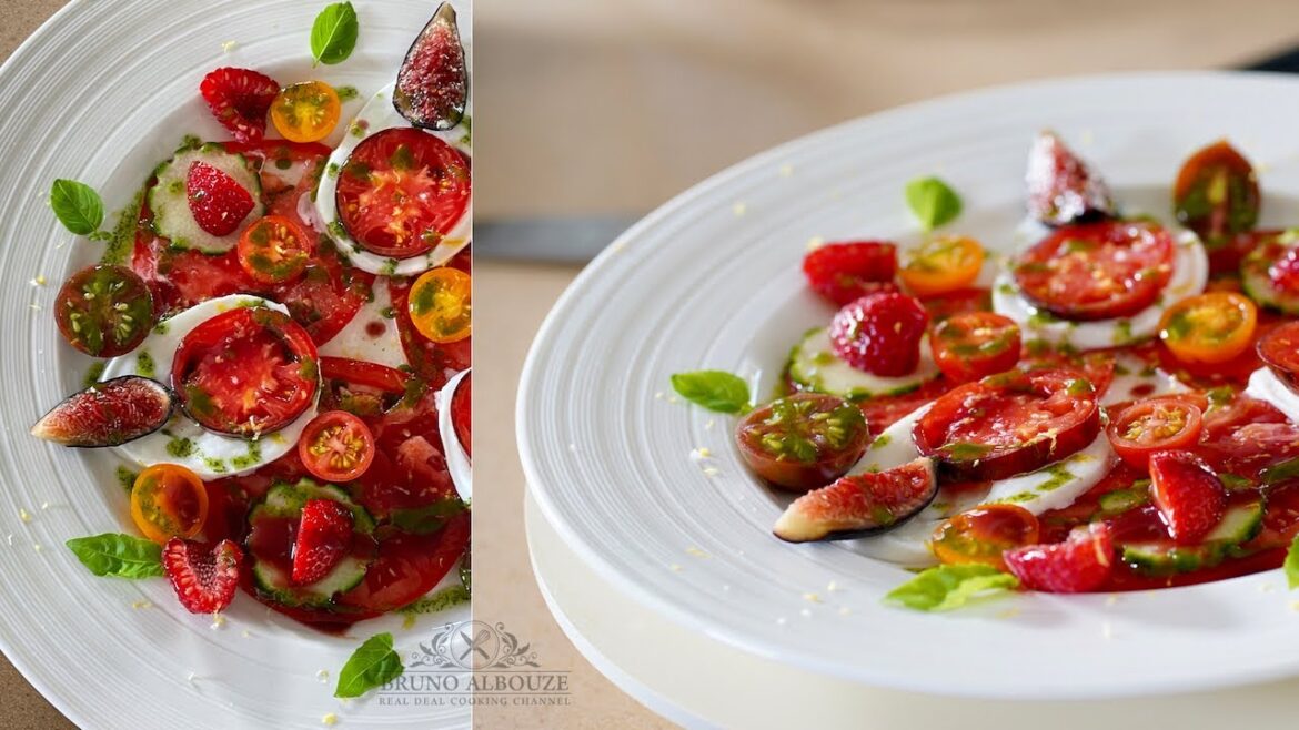 Caprese Salad w/ A French Twist – Bruno Albouze Caprese Salad w/ A French Twist – Bruno Albouze
