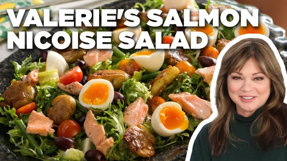 Valerie Bertinelli's Cold-Poached Salmon Nicoise Salad | Valerie's Home Cooking | Food Network