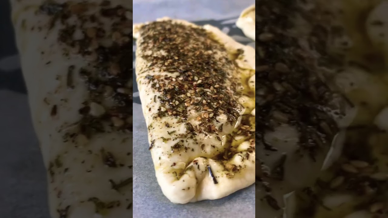 PITA cu Zaatar Easy Way Cheese Flatbread Dining and Cooking
