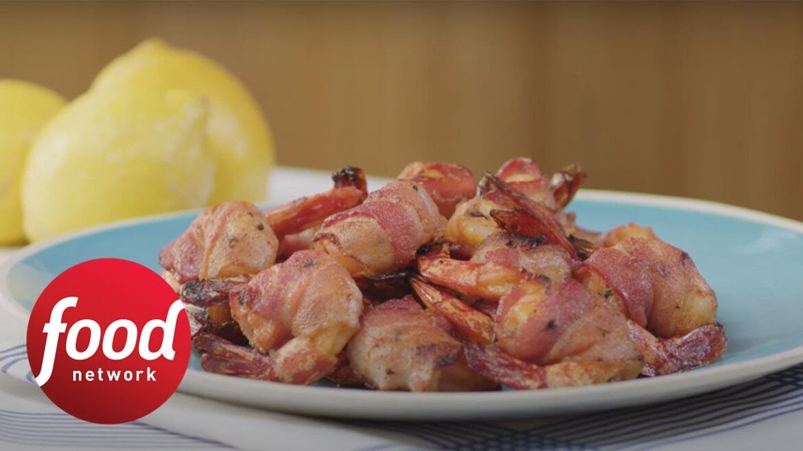 Next-Level Bacon-Wrapped Shrimp | Food Network