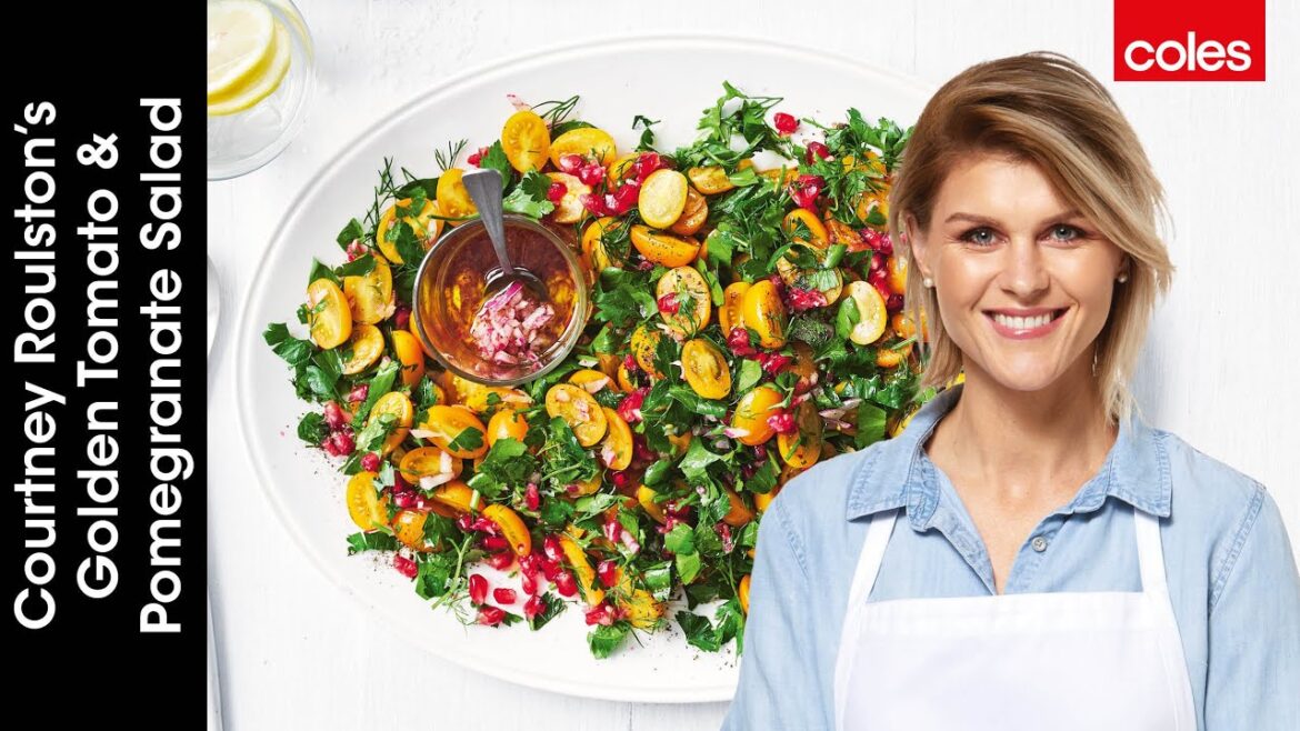 Courtney Roulston's Golden Tomato & Pomegranate Salad