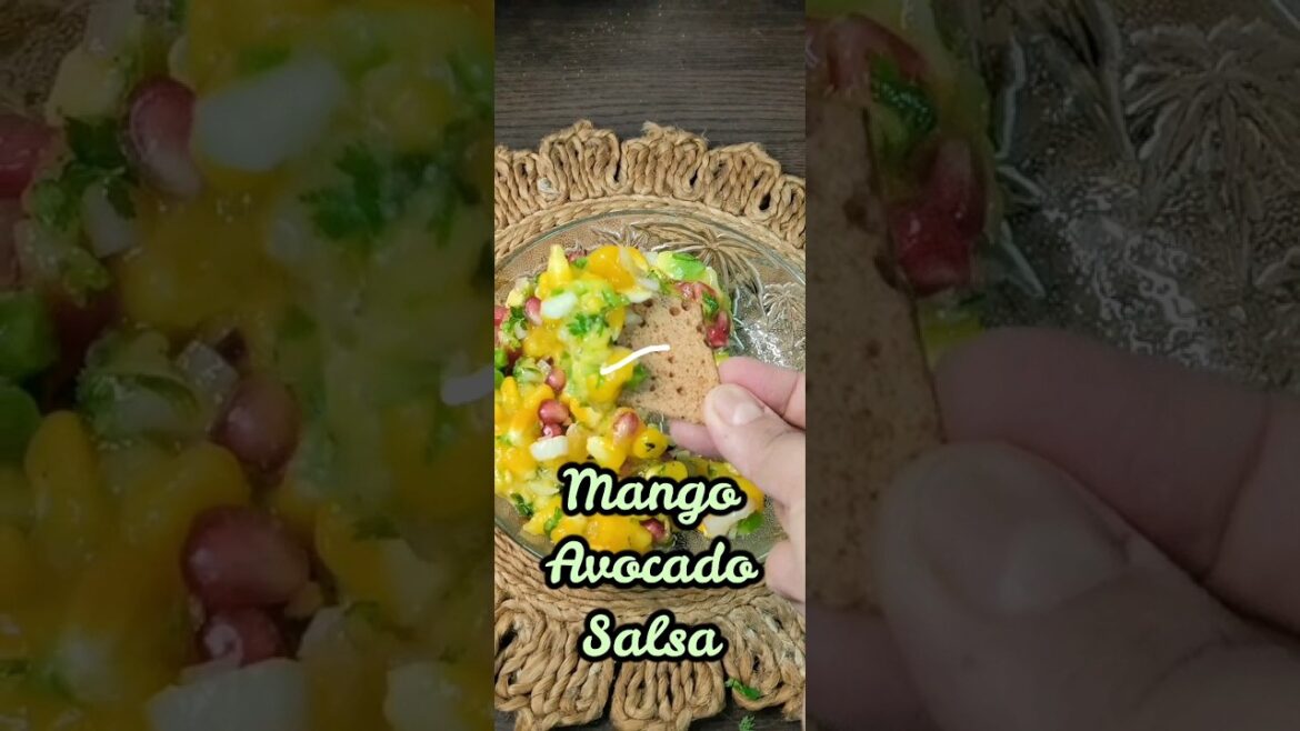 Mango Avocado Salsa Recipe | Mango Salsa| How to make mango salsa | Colorful salad | Ticket to Tummy