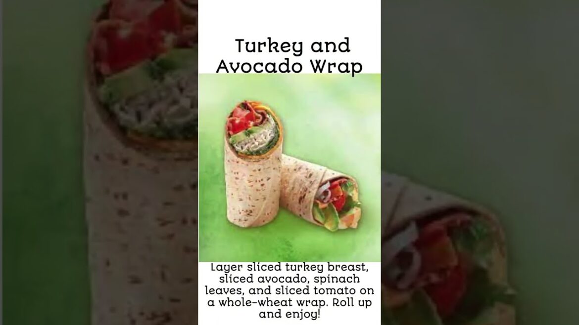 "Healthy and Delicious Turkey and Avocado Wrap for a Quick and Easy Meal"