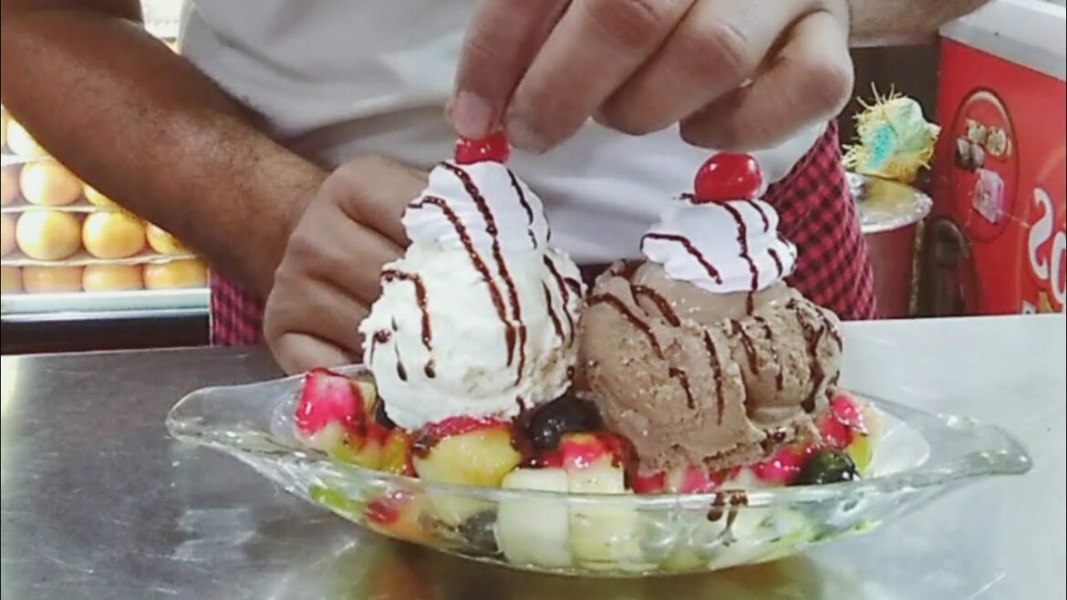 Ice cream Sundae | How to make | Double ice cream