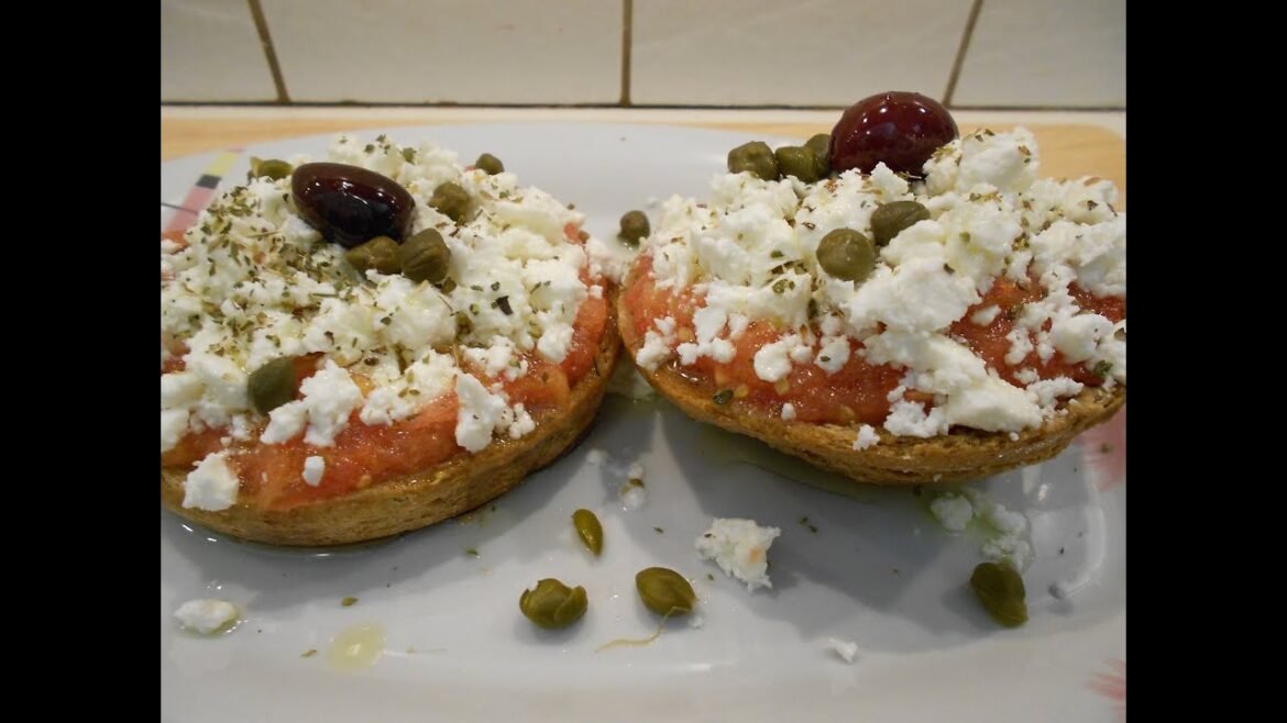 Dakos Salad(Ντάκος)-KaterinalittleKitchen-Katerina Giannakopoulou Recipe 45 Dakos Salad(Ντάκος)-KaterinalittleKitchen-Katerina Giannakopoulou Recipe 45