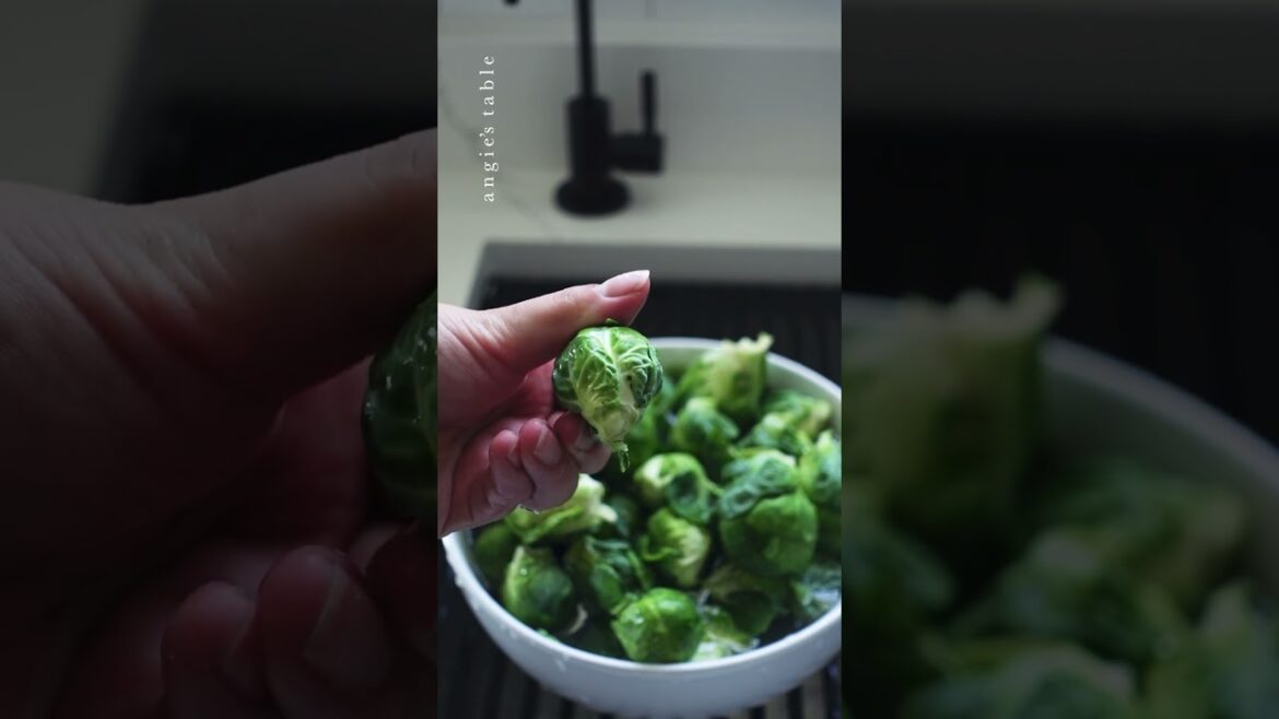 Balsamic Hot Honey glazed SMASHED brussel sprouts