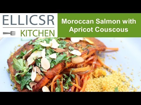 Moroccan Salmon with Apricot Couscous Moroccan Salmon with Apricot Couscous
