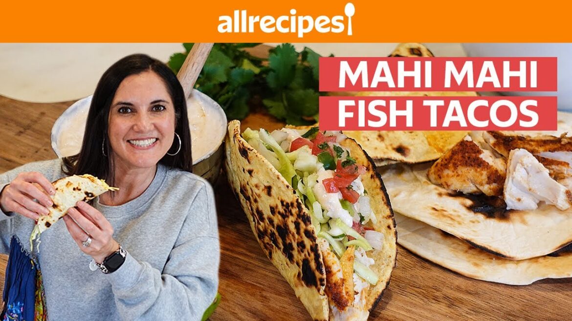 How to Make Fish Tacos Packed With Flavor | Easy Sheet Pan Mahi Mahi Tacos Recipe | Allrecipes.com