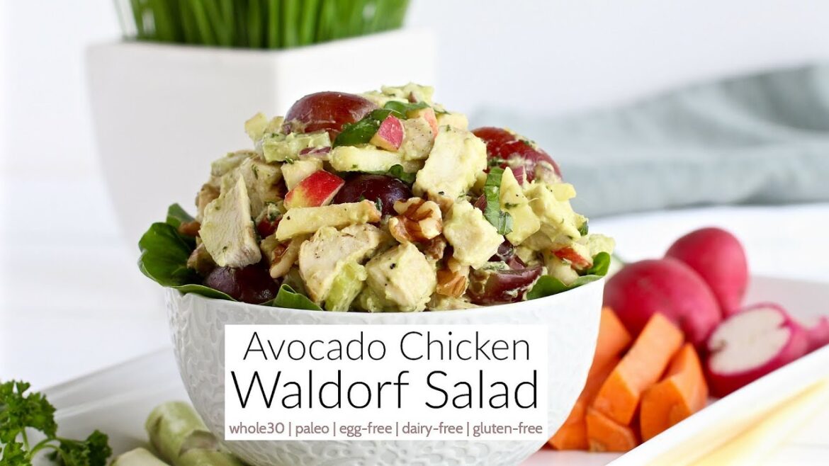 Avocado Chicken Waldorf Salad Recipe