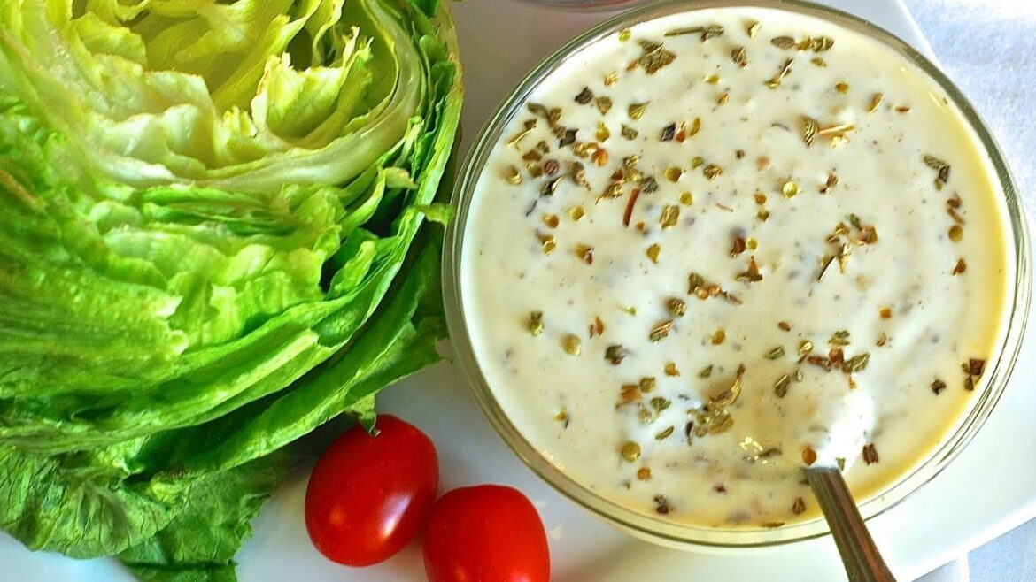 Homemade Creamy Italian Dressing Recipe