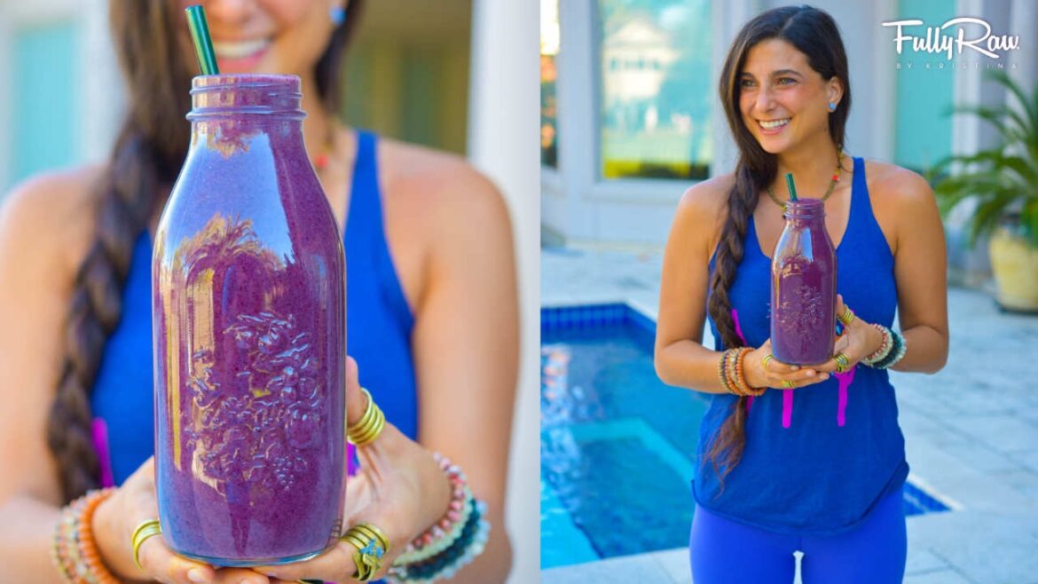 Antioxidant Rich Powerhouse Protein Blueberry Smoothie! (Yup…it’s FULLYRAW VEGAN) Antioxidant Rich Powerhouse Protein Blueberry Smoothie! (Yup...it's FULLYRAW VEGAN)