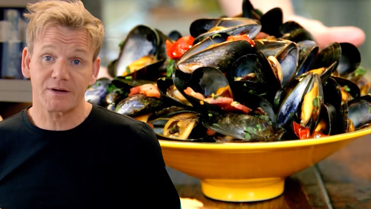 Gordon Ramsay's Steamed Mussels Dining and Cooking