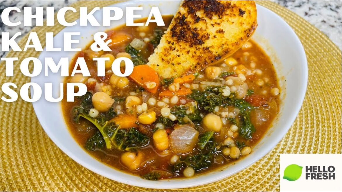 Chickpea Kale Tomato Soup | Kale Soup | Hello Fresh Meals | Hello Fresh Recipes | Vegetable Soup