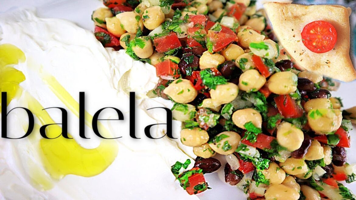 Balela | Bean Salad | Health Fresh Lunch Sides | Middle Eastern Recipes ...