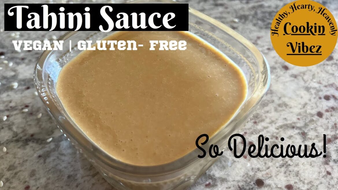 TAHINI SAUCE | How to Make Tahini Sauce | Vegan | Gluten-Free TAHINI SAUCE | How to Make Tahini Sauce | Vegan | Gluten-Free