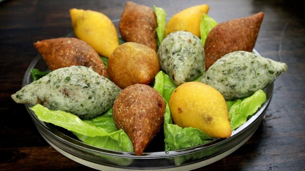 الكبه المقلية بدون ماكينة مع كبة البطاطس وكبة الارز باسهل طريقة! Cooking Kibbeh Arabian Appetizer